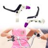Colaxi Kids Brake Lever, Brake Handle, Children Bike Cycling Brake Levers, Bike Spare Parts, Accessories, White Violet view 3