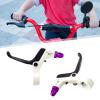 Colaxi Kids Brake Lever, Brake Handle, Children Bike Cycling Brake Levers, Bike Spare Parts, Accessories, White Violet view 4