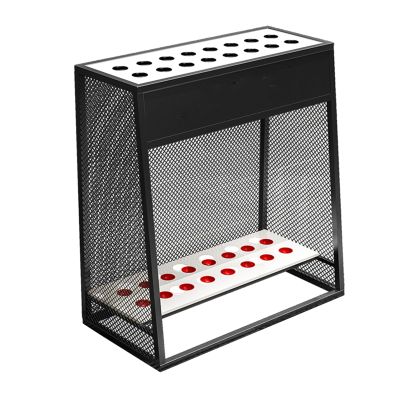 XILYZMO Pool Stick Holder, Floor Stand Metal Organizer, Golf Putter Stand Indoor, Holds 8/16 Clubs Freestanding Billiards Storage Rack for Storage Sports Outdoors (Color : Black-D-65X35X70CM)