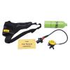 Surneis 1L Mini Tank Dive Scuba, 15-20 Minutes Underwater Breath Device Portable Diving Cylinder Oxygen Tank Kits, Reusable Pony Bottle, 3 Inflatable Ways Certification, 3.54*13.8, green, YDFKVO2UWD view 1