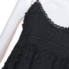 Akklian Women's Summer Dress Fashion Sleeveless Tassel Sundress Embroidery Long Dress Casual Flowy Boho Dress Maxi Dress 2024 Black view 3