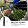 HANABASS 30pcs Mountain Bike Steel Spokes Durable Bicycle Wheel Parts with Polished Finish for Enhanced Performance and Easy Installation view 3