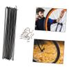 HANABASS 30pcs Mountain Bike Steel Spokes Durable Bicycle Wheel Parts with Polished Finish for Enhanced Performance and Easy Installation view 4