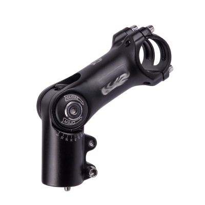 31.8mm Bike Stem Adjustable Mountain Bike Handlebar Stem Riser 90/110mm 0-180 Degree Negative Angle Adjustable Stem Riser Lightweight Alu Alloy Bike Fork Stem Extender ( Color : Black , Size : 90mm )