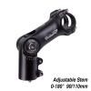 31.8mm Bike Stem Adjustable Mountain Bike Handlebar Stem Riser 90/110mm 0-180 Degree Negative Angle Adjustable Stem Riser Lightweight Alu Alloy Bike Fork Stem Extender ( Color : Black , Size : 90mm ) view 2