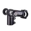 31.8mm Bike Stem Adjustable Mountain Bike Handlebar Stem Riser 90/110mm 0-180 Degree Negative Angle Adjustable Stem Riser Lightweight Alu Alloy Bike Fork Stem Extender ( Color : Black , Size : 90mm ) view 3