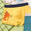 NineFit Basics Kids Boys Cotton Underwear Cute Dinosaur Print Underpants Comfort Flex Cotton Boxer oxer Trunks (Yellow, 5-7 Years) view 2