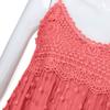 Akklian Women's Summer Dress Fashion Sleeveless Tassel Sundress Embroidery Long Dress Casual Flowy Boho Dress Maxi Dress 2024 Pink view 4