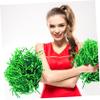 Outanaya 4pcs Cheerleader Pom Poms Durable Metallic Foil Cheer for Sports Dance and Parties Cheerleading Accessories for Team Spirit and Events view 2