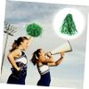 Outanaya 4pcs Cheerleader Pom Poms Durable Metallic Foil Cheer for Sports Dance and Parties Cheerleading Accessories for Team Spirit and Events view 3