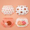NineFit Basics Infant Baby Girls Cute Print loomer Underwear iaper Cover Underpants Cotton Soft Ruffled (Orange-g, 3-4 Years) view 2