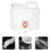 MUSISALY 1set Portable Water Carrier with Tap Outdoor Water Dispenser Bucket for Camping Fishing Road Trips Material Easy to Store and Transport view 2
