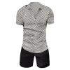 Golf Shirts for Men American Shirt for Men Men Shirt Polo Sport Mens Rugby Shirt St Patricks Day Shirt Men(B-Grey,Medium) view 3