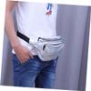 Holibanna Hologram Waist Bag for Women Shiny Neon Fanny Chest Pack Versatile Crossbody Design Reflective Pu for Beach Travel Concerts and Sports Events Silver view 4