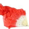 ZJYSMH Silk Fans,Dance Fans, Silk Hand Fans,Fan Veils Colorful Belly Dance Long Silk Fans Veils Hand Made Silk Fan (Color : Red) (Color : Red) view 2
