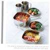 HANABASS Portable Camping Cookware Stainless Steel Pot Pan Bowl Cup for Outdoor Activities view 3