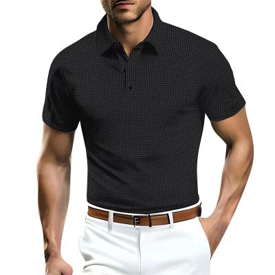 Black Polo Shirts for Men Golf Shirts for Men Dry Fit Cotton Long Sleeve Shirt Men Mens Thermal Long Sleeve Shirt Black Tactical Shirt Mens Rugby Shirts Long Sleeve(Black,3X-Large)