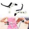 Aymzbd Kids Brake Lever Childrens Bike Brake Lever Handbrake Sturdy Lightweight 1 Pair Brake Handle Kids Bike Brake Lever, White Black view 4