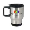 Autism Acceptance Travel Mug Autism Gift Autistic Person Gift Autism Awareness Autism is Not an Excuse view 1