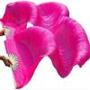 ZJYSMH Silk Fans,Dance Fans, Silk Hand Fans,Fan Veils Handmade Silk Veil Fans Belly Dancing Fans (Color : Blu, Size : 120cm90cm) (Color : Blu, Size : 120cm90cm) view 1
