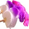 ZJYSMH Silk Fans,Dance Fans, Silk Hand Fans,Fan Veils Handmade Silk Veil Fans Belly Dancing Fans (Color : Blu, Size : 120cm90cm) (Color : Blu, Size : 120cm90cm) view 2
