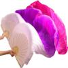 ZJYSMH Silk Fans,Dance Fans, Silk Hand Fans,Fan Veils Handmade Silk Veil Fans Belly Dancing Fans (Color : Blu, Size : 120cm90cm) (Color : Blu, Size : 120cm90cm) view 3