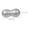 balacoo 1set Inflatable PVC Yoga Peanut Balls Pump Burst Exercise Fitness Balls for Home Workouts Yoga and Balance Training Suitable for Ages view 3