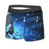 ZLYYXY Men'S Underwear Microphone With Music Notes Print Boxer Briefs Soft And Breathable Boxer Shorts With Comfort Flex Waistband S-Xxl view 3
