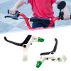 Aymzbd Kids Brake Lever Childrens Bike Brake Lever Handbrake Sturdy Lightweight 1 Pair Brake Handle Kids Bike Brake Lever, White Green view 4