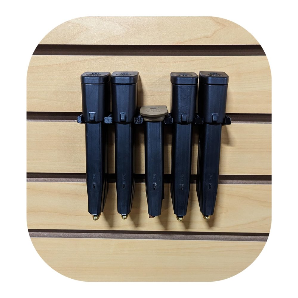 Hammy3DPrints Mount for FN 509 Series Mags - Slatwall | Magazine Holder Storage Rack (Savior Eqpmnt.)