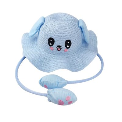 OATIPHO Boy Girl Headgear Sunscreen Hat Breathable Fishing Hat Wide Brim for Boys Girls Accessory Protects from Sun Harmful Rays Blue