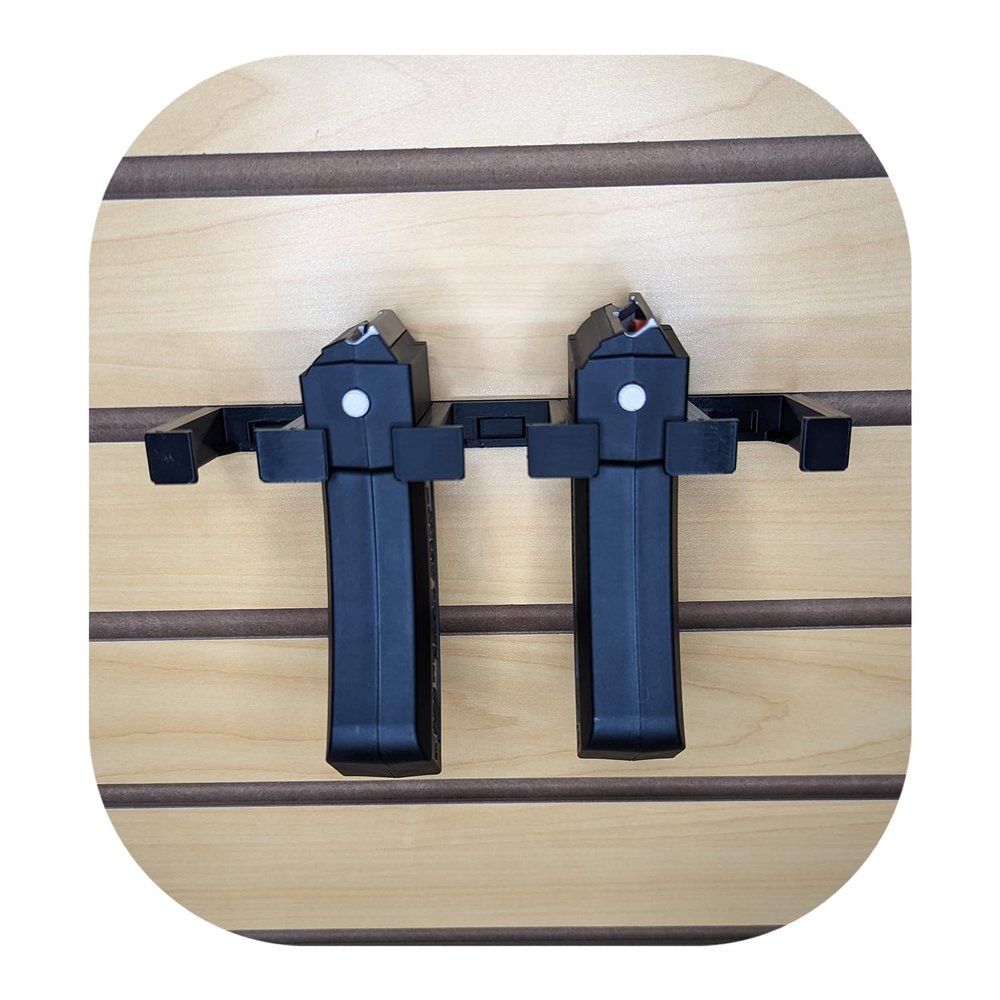 Hammy3DPrints Mount for 10/22 22LR and 17HMR/22WMR Mags - Slatwall | Magazine Holder Storage Rack (17HMR/22WMR, Savior Eqpmnt.)
