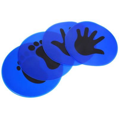 BESPORTBLE 2pairs Football Training Discs Soccer Floor Pads Non- Backing Markers for Sports Practice Bright Color Design for Easy Identification for Athletes and Trainers