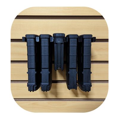 Hammy3DPrints Mount for AR10 Pmag Mags - Slatwall | Magazine Holder Storage Rack (HoldUp Disp.)