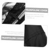 balacoo Trampoline Cover Durable Protective Cover for Round Trampolines and Pools Uv-Resistant Dustproof Easy to Install Black view 3