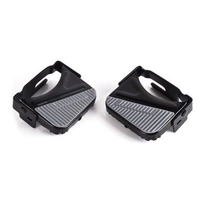 Acahhotxx Mountain Rear Pedals Folding Pegs Non-Slip Bicycle Footrests Steel Bicycle Foot Plates Easy to Install Rear Pedals Footrest