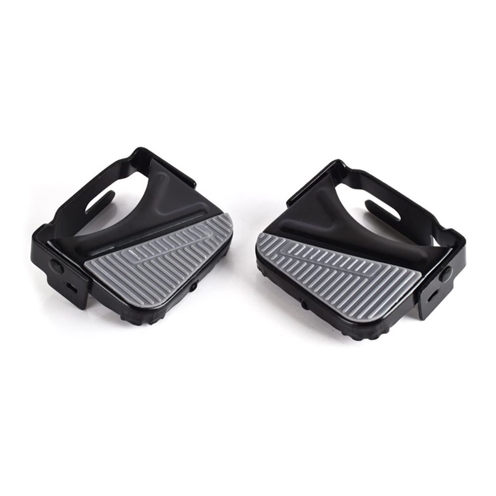 Acahhotxx Mountain Rear Pedals Folding Pegs Non-Slip Bicycle Footrests Steel Bicycle Foot Plates Easy to Install Rear Pedals Footrest