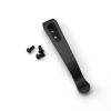 1PC Deep Carry Pocket Clip Fits for Rick Hinderer XM18 and XM24 with 3PCS Titanium T6 Screws, Custom CNC Titanium Alloy Back Clip DIY Replacement (Size : Black) view 1