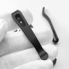 1PC Deep Carry Pocket Clip Fits for Rick Hinderer XM18 and XM24 with 3PCS Titanium T6 Screws, Custom CNC Titanium Alloy Back Clip DIY Replacement (Size : Black) view 2