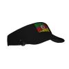 Piguncle Rio Grande Do Sul Flag Sun Protection Sunscreen Visor Cap Black view 2