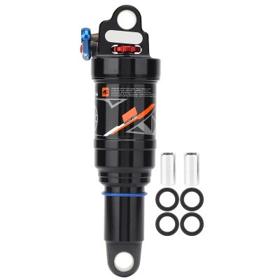 LOCADENCE Bike Air Rear Shock, Adjustable Air Pressure Rebound Locking Mountain Bike Soft Rear Frame Tail Shock Absorber for Harsh Roads (165MM)