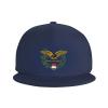 Byoblu Hungary-Hungarian-Defence-Forces-Emblem- Baseball Cap for Men Or Women Flat Brim Hat Adjustable Navy Blue view 2