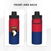 QIZYOQA Flag of the U.S. 101St Airborne Division Water Bottle 18OZ Stainless Steel Insulated Water Bottles Leak Proof Thermos Sports Water Bottle view 3