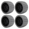 DAUZ Ribbed Wobble Roller, Trailer Wobble Rollers 4PCS High Temp Resistant for Marine (Gray), DAUZqavsf7gpi3-12 view 1