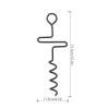 4Pcs Spiral Tent Tacks, Iron Stable Spiral Type Heavy Duty Spiral Tent Stake Multi Functional Ground Anchors for Tent Trampolines Garden Fence view 2