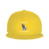 Byoblu God is in Control Praying Hands of God Baseball Cap for Men Or Women Flat Brim Hat Adjustable Yellow view 2