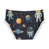 ALAZA Hipster Astronaut Solar System Black Boys' Briefs Soft Underwear Available in Sizes 2t view 3