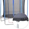 SUOGROLI Replacement Trampoline Safety Net, 6 8 10 12 14 16 FT Trampoline Enclosure Surround Netting,Fits Most Round Frames Trampolines Accessories,8FT6poles,Black view 2