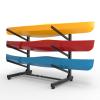 Sedeke Kayak Stand, 3 Racks for Kayaks,Racks for Outdoor Storage, Aluminum Standing Rack for Canoe Boat Surfboard Indoor Outdoor-300 lb Capacity view 1