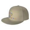 Byoblu Nycs Five Boroughs in Subway Bubbles Baseball Cap for Men Or Women Flat Brim Hat Adjustable Natural view 1